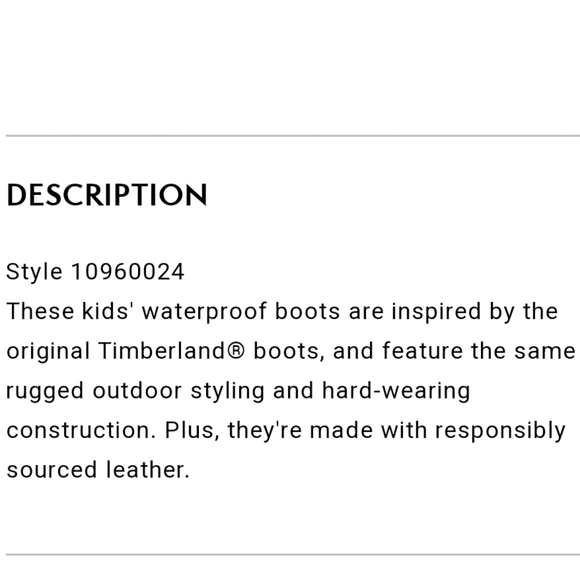 Boy's Timberland Classic 6-inch Boots - Picture 8 of 9